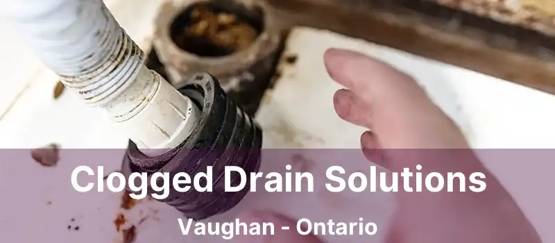  Clogged Drain Solutions Vaughan - Ontario